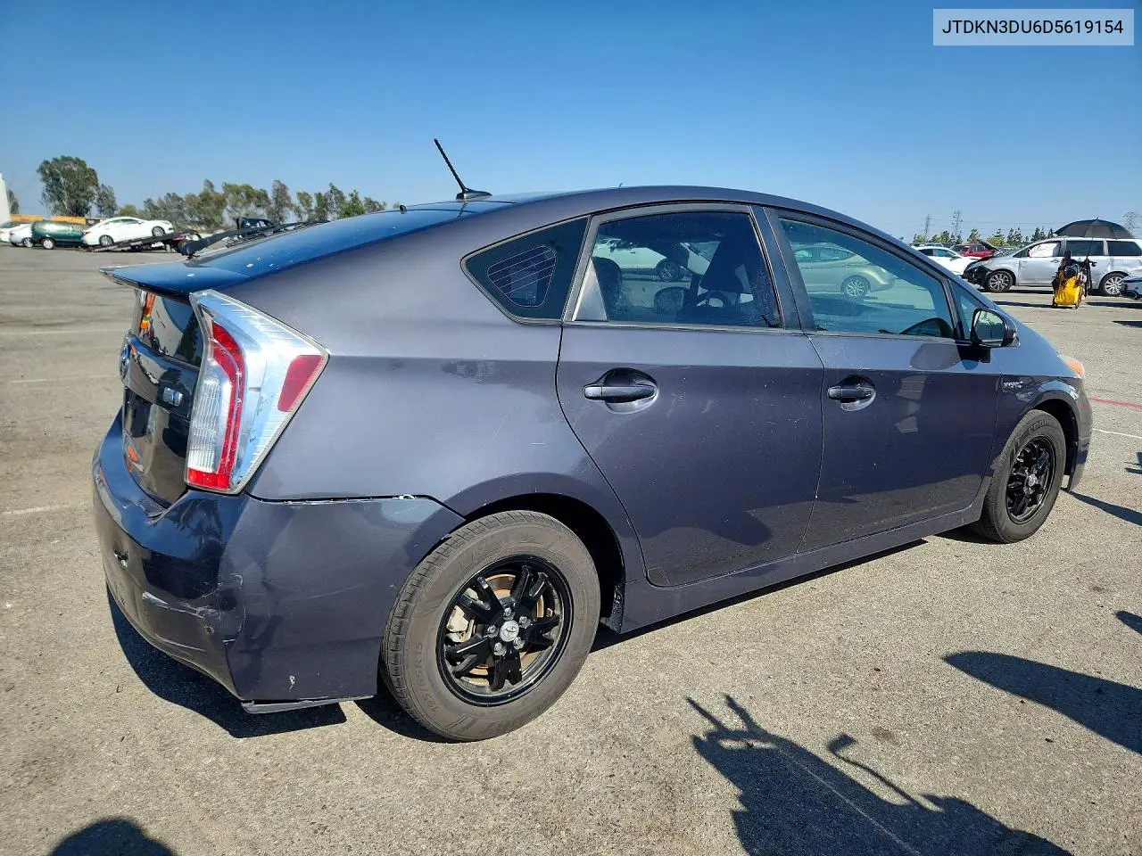 2013 Toyota Prius Three VIN: JTDKN3DU6D5619154 Lot: 55994906