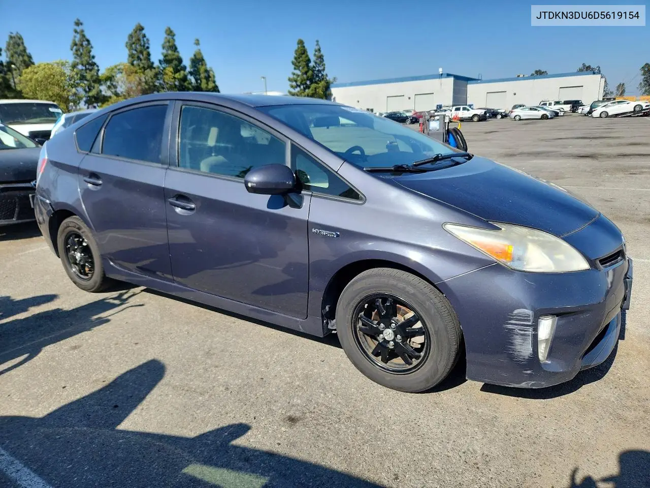 2013 Toyota Prius Three VIN: JTDKN3DU6D5619154 Lot: 55994906