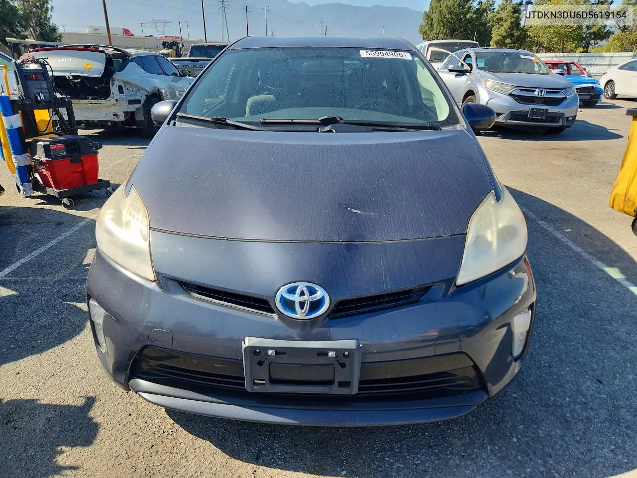 2013 Toyota Prius Three VIN: JTDKN3DU6D5619154 Lot: 55994906