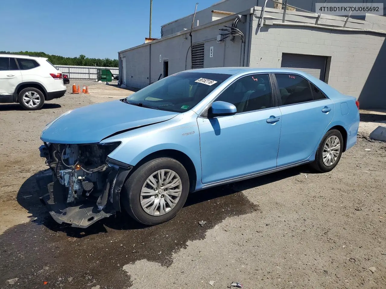 2013 Toyota Camry Hybrid Le VIN: 4T1BD1FK7DU065692 Lot: 56152116