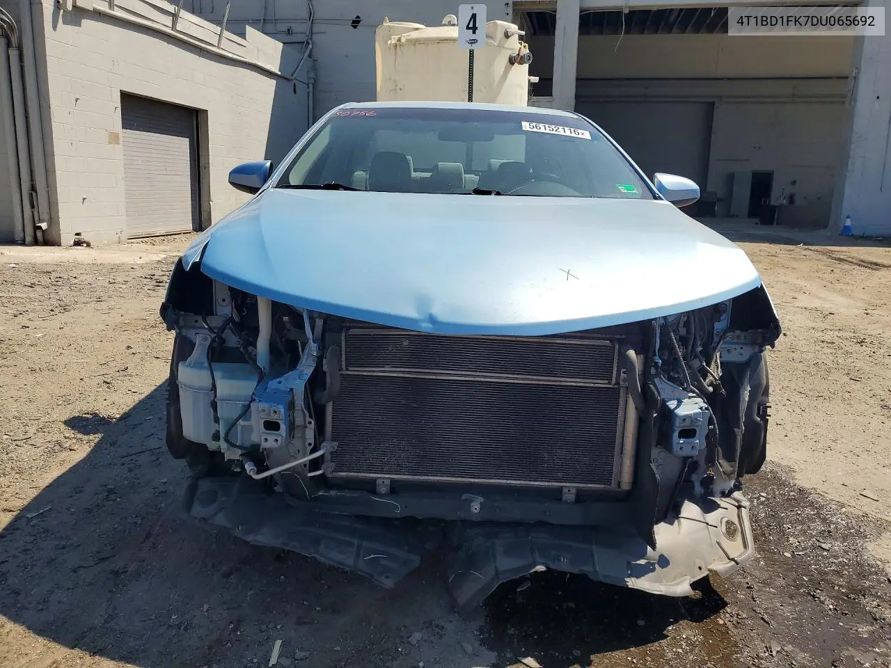 2013 Toyota Camry Hybrid Le VIN: 4T1BD1FK7DU065692 Lot: 56152116