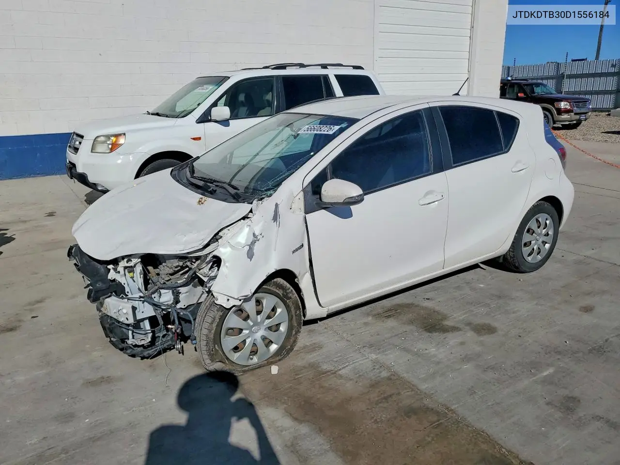 2013 Toyota Prius C Two VIN: JTDKDTB30D1556184 Lot: 56608226