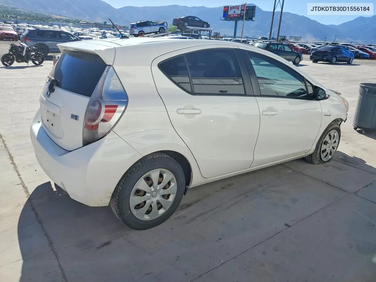 2013 Toyota Prius C Two VIN: JTDKDTB30D1556184 Lot: 56608226