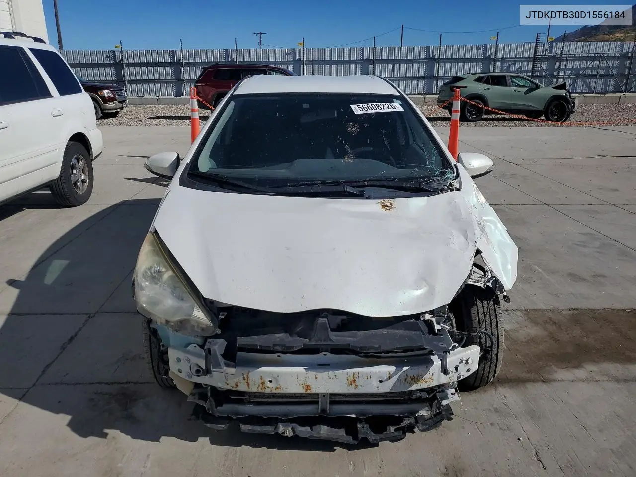2013 Toyota Prius C Two VIN: JTDKDTB30D1556184 Lot: 56608226