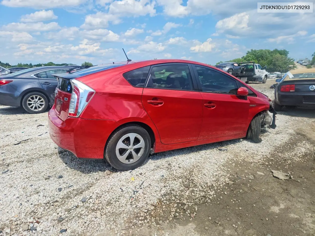 2013 Toyota Prius Two VIN: JTDKN3DU1D1729293 Lot: 56739226