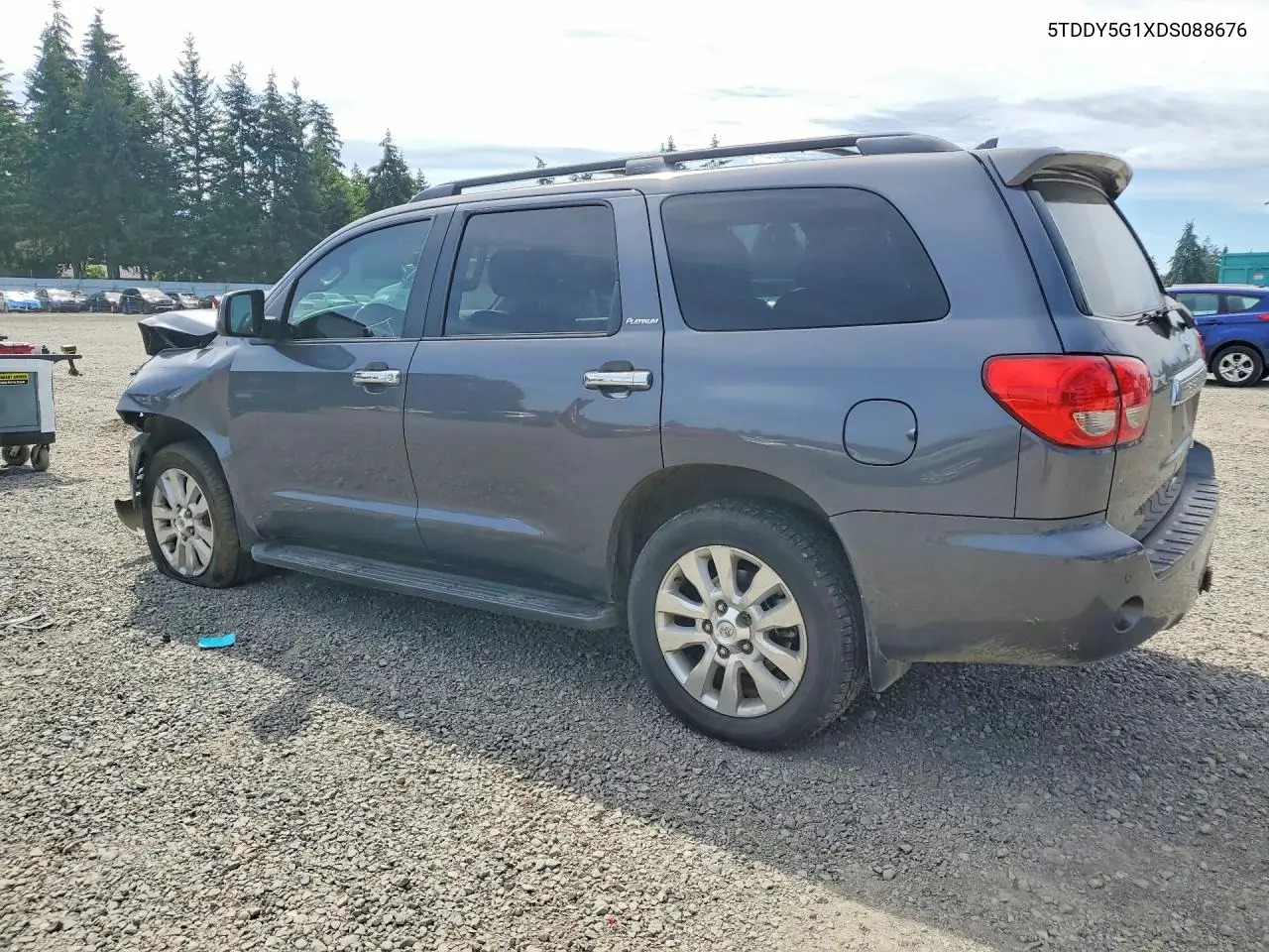 2013 Toyota Sequoia Platinum VIN: 5TDDY5G1XDS088676 Lot: 57084736