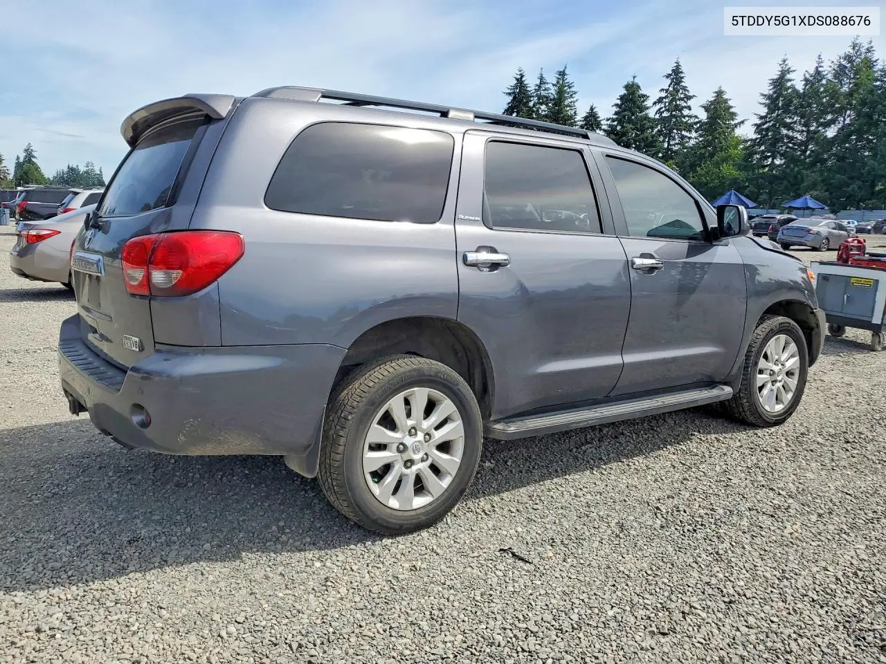 2013 Toyota Sequoia Platinum VIN: 5TDDY5G1XDS088676 Lot: 57084736