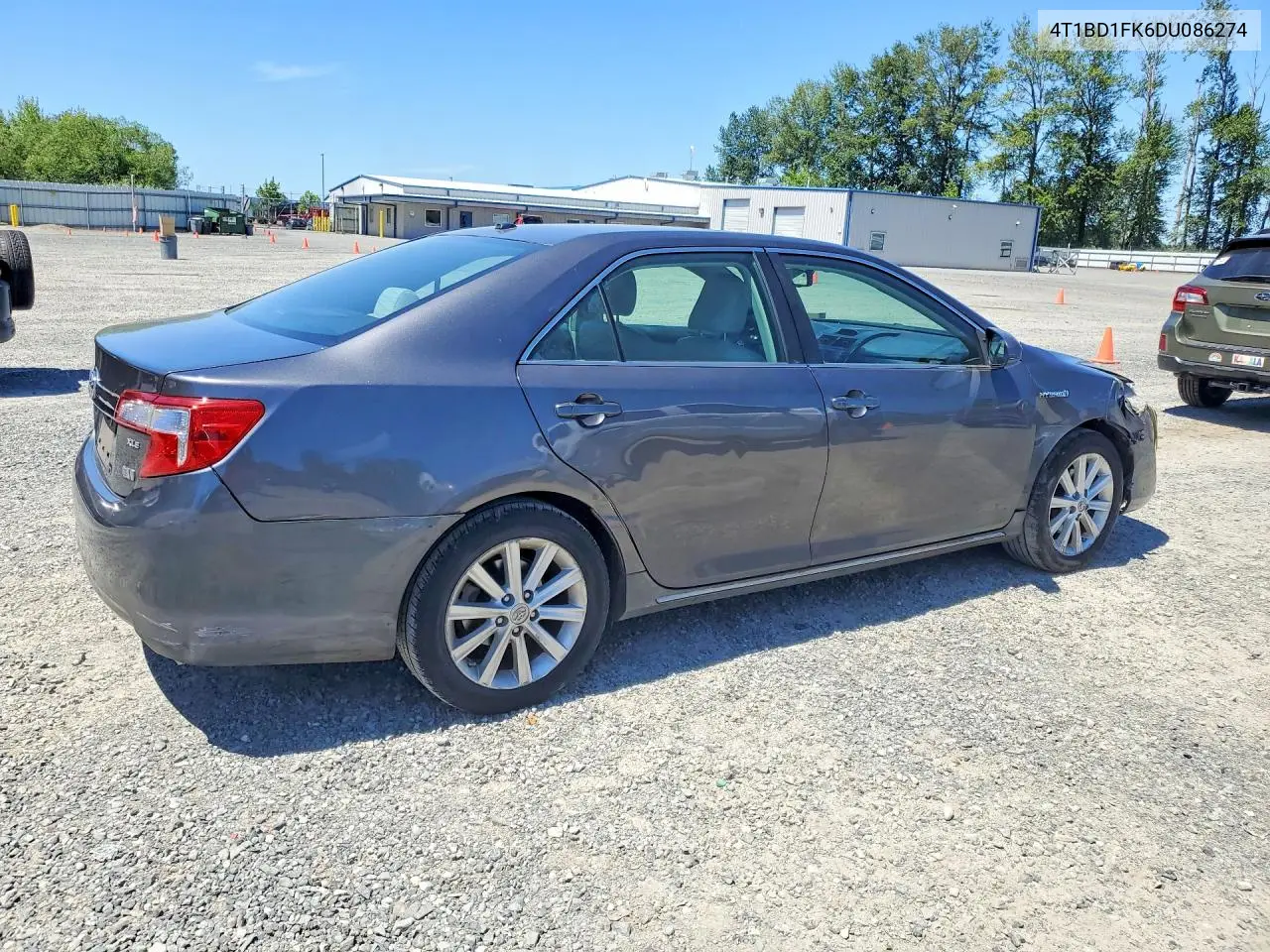 2013 Toyota Camry Hybrid Xle VIN: 4T1BD1FK6DU086274 Lot: 57089526
