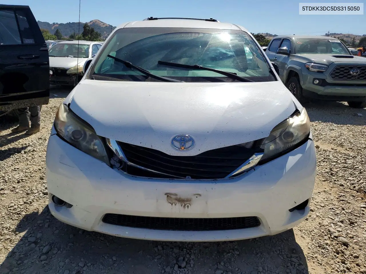 2013 Toyota Sienna Le VIN: 5TDKK3DC5DS315050 Lot: 57181386