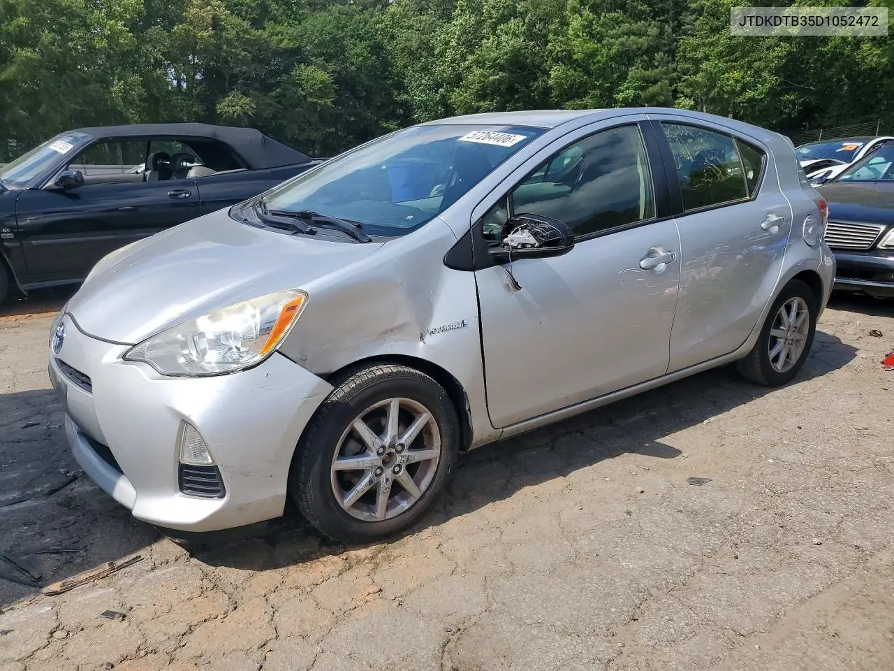 2013 Toyota Prius C Three VIN: JTDKDTB35D1052472 Lot: 57264406