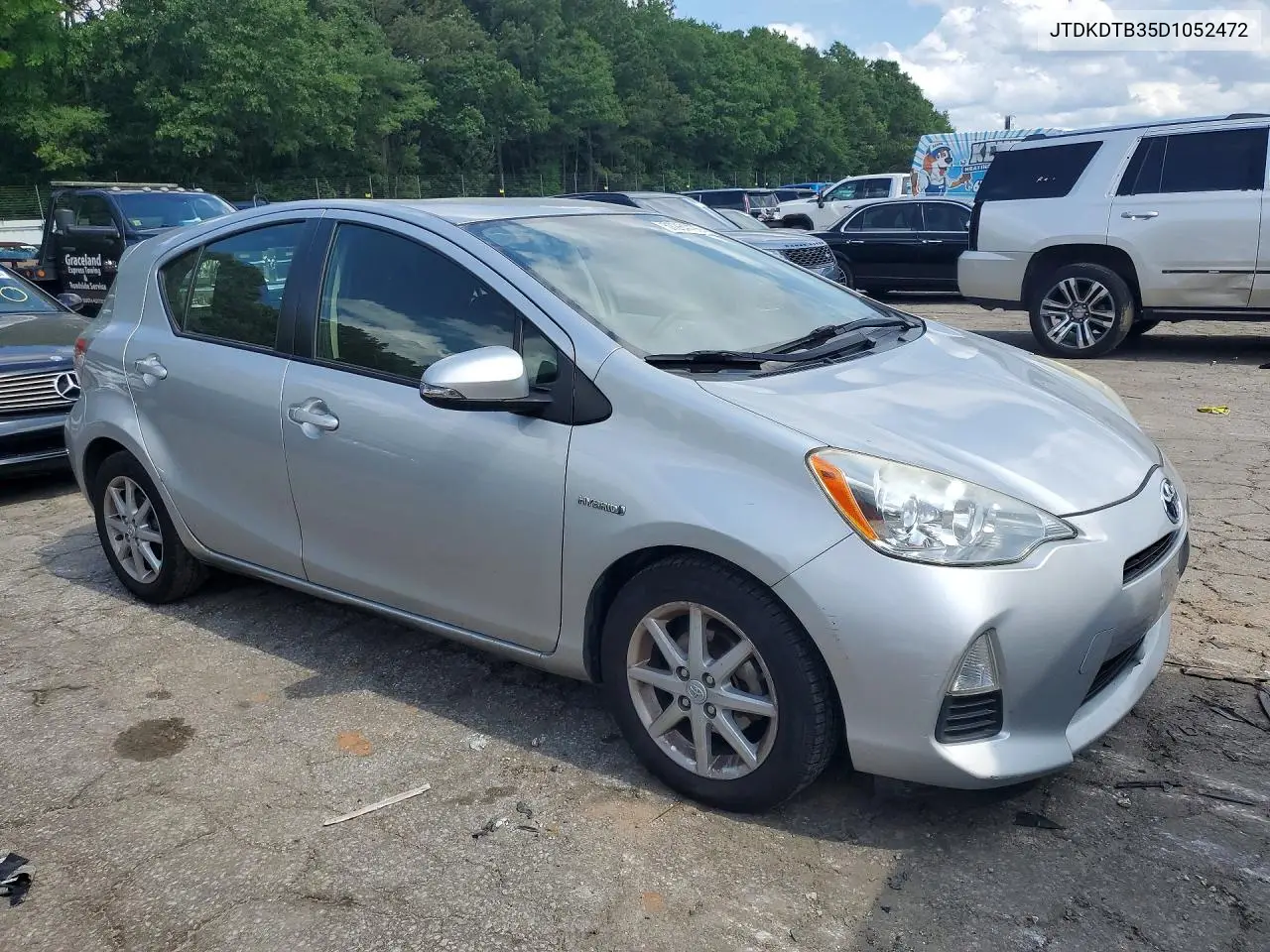 2013 Toyota Prius C Three VIN: JTDKDTB35D1052472 Lot: 57264406