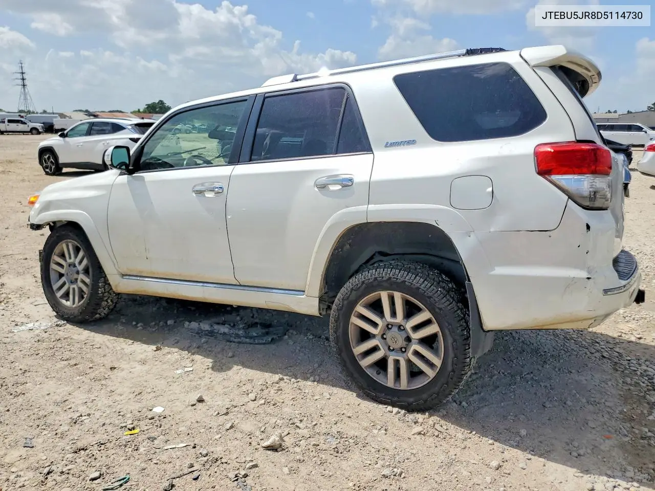 2013 Toyota 4Runner Limited VIN: JTEBU5JR8D5114730 Lot: 57498336