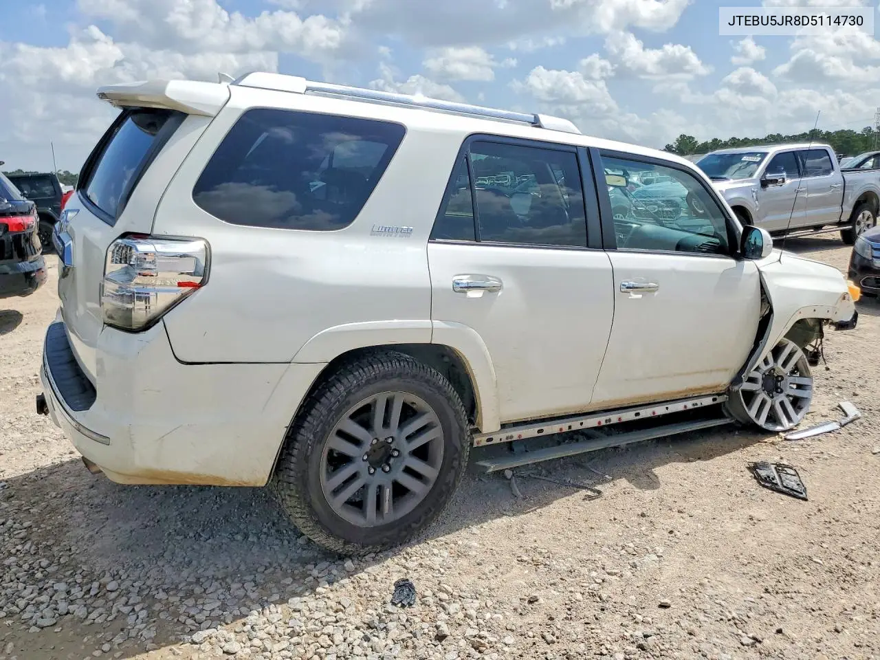 2013 Toyota 4Runner Limited VIN: JTEBU5JR8D5114730 Lot: 57498336