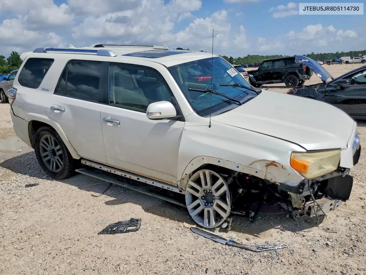 2013 Toyota 4Runner Limited VIN: JTEBU5JR8D5114730 Lot: 57498336