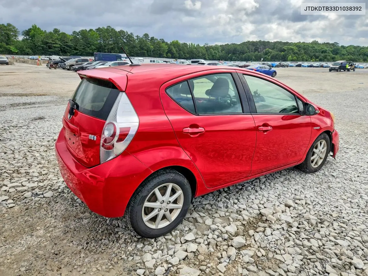 2013 Toyota Prius C VIN: JTDKDTB33D1038392 Lot: 57542926