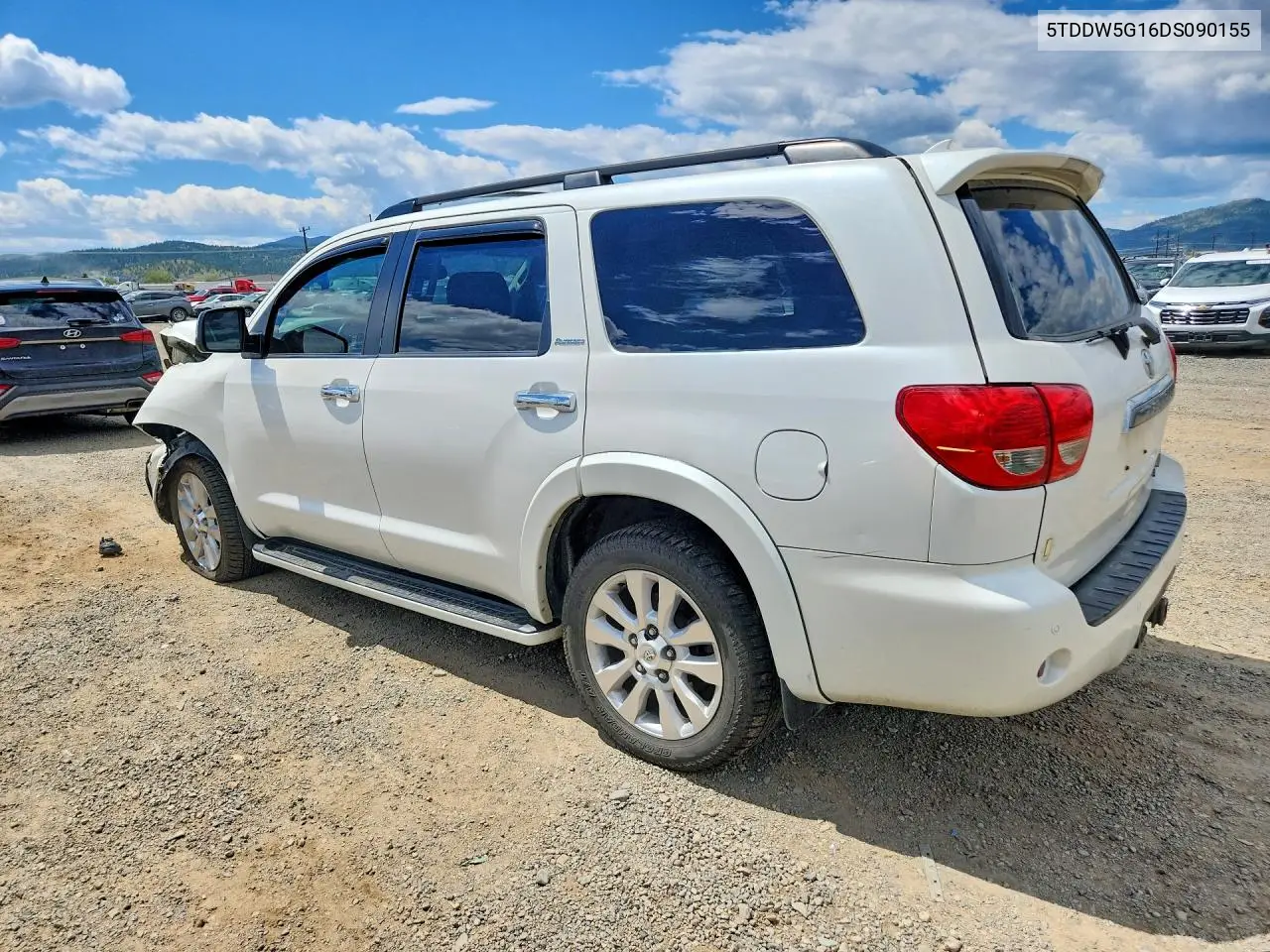 2013 Toyota Sequoia Platinum VIN: 5TDDW5G16DS090155 Lot: 57579436