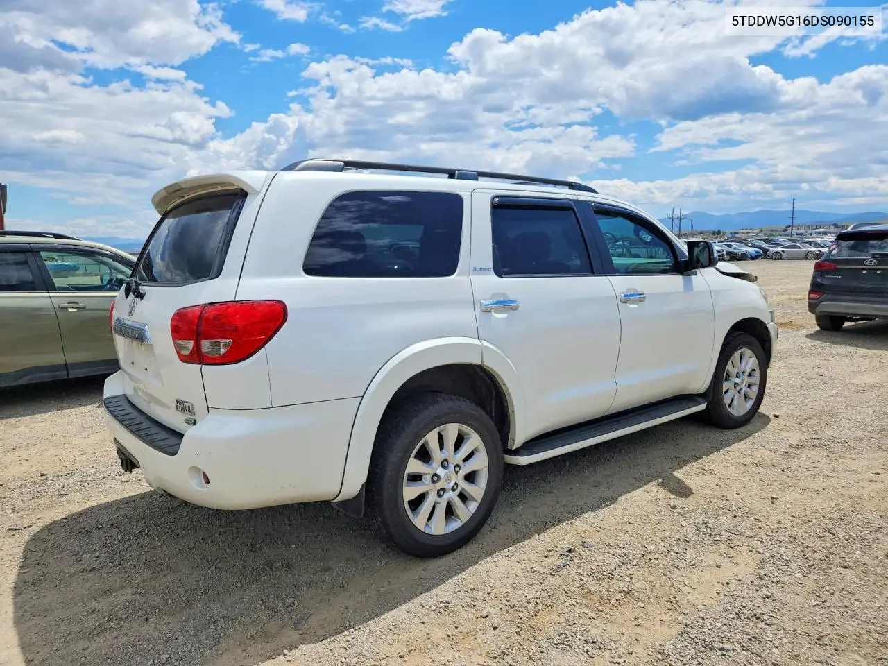 2013 Toyota Sequoia Platinum VIN: 5TDDW5G16DS090155 Lot: 57579436