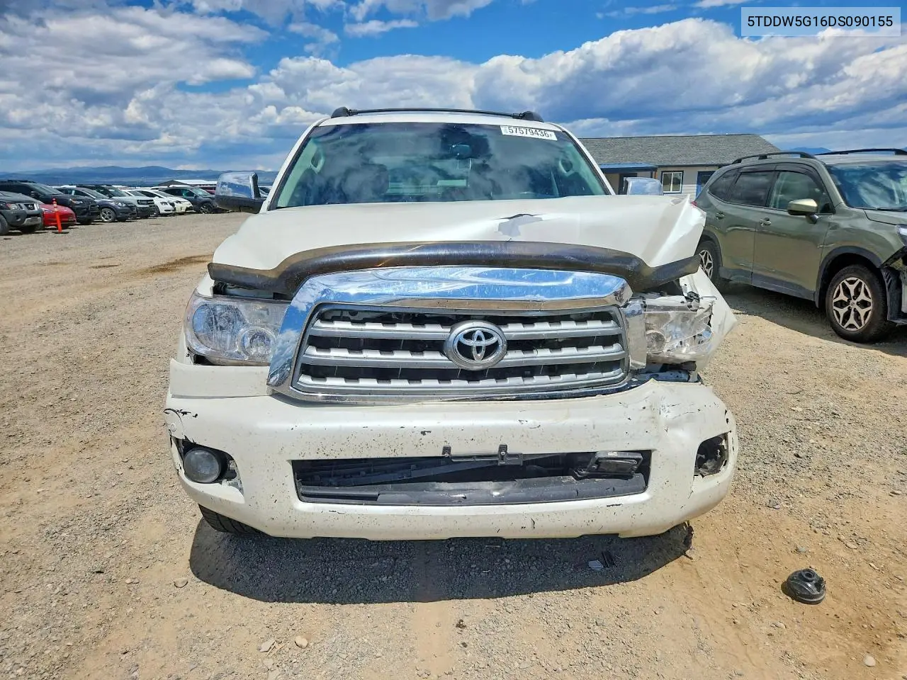 2013 Toyota Sequoia Platinum VIN: 5TDDW5G16DS090155 Lot: 57579436