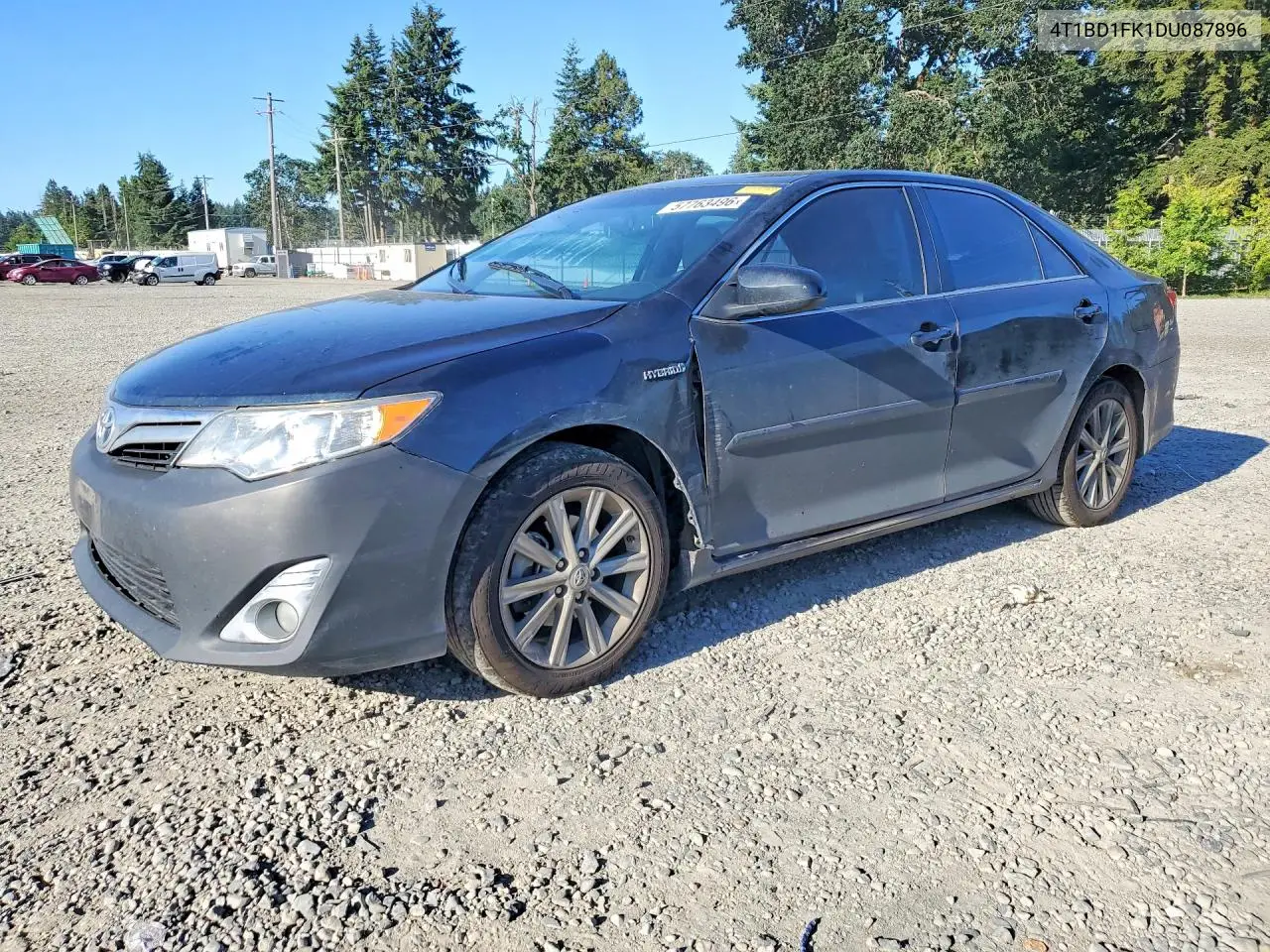 2013 Toyota Camry Hybrid Xle VIN: 4T1BD1FK1DU087896 Lot: 57763496
