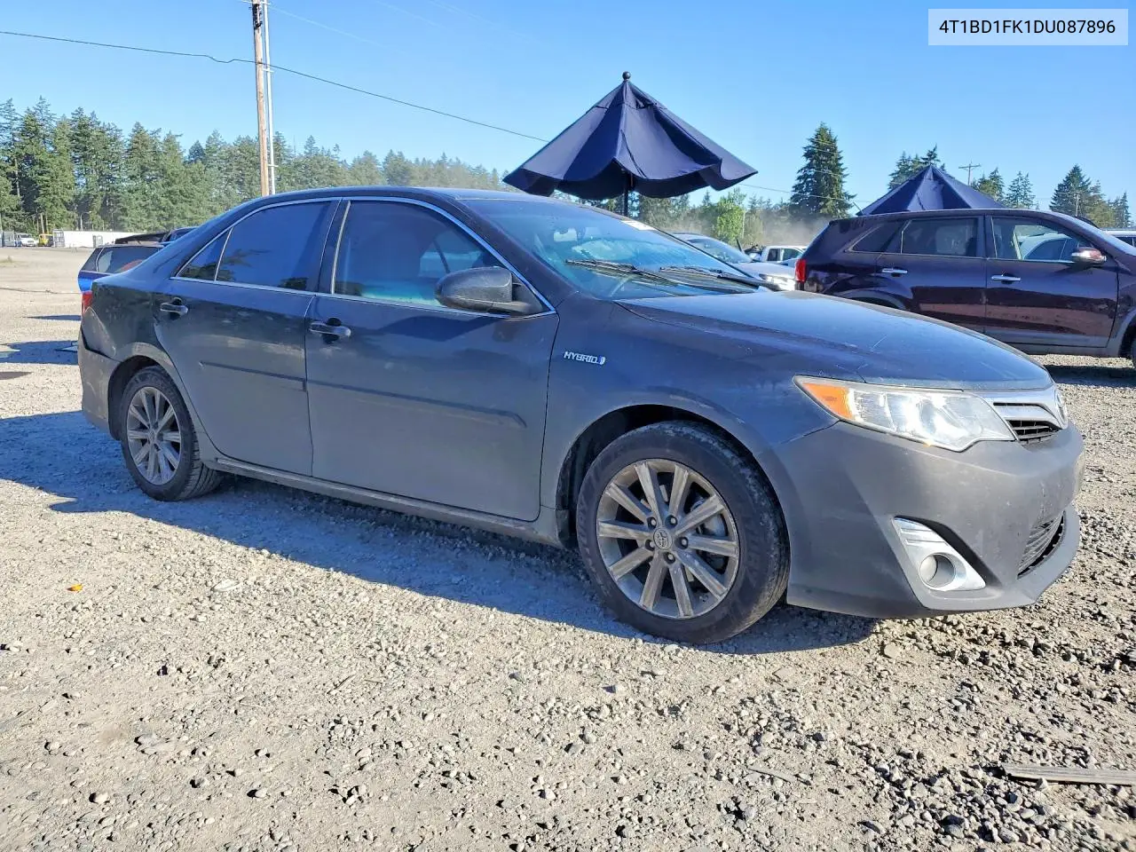 2013 Toyota Camry Hybrid Xle VIN: 4T1BD1FK1DU087896 Lot: 57763496