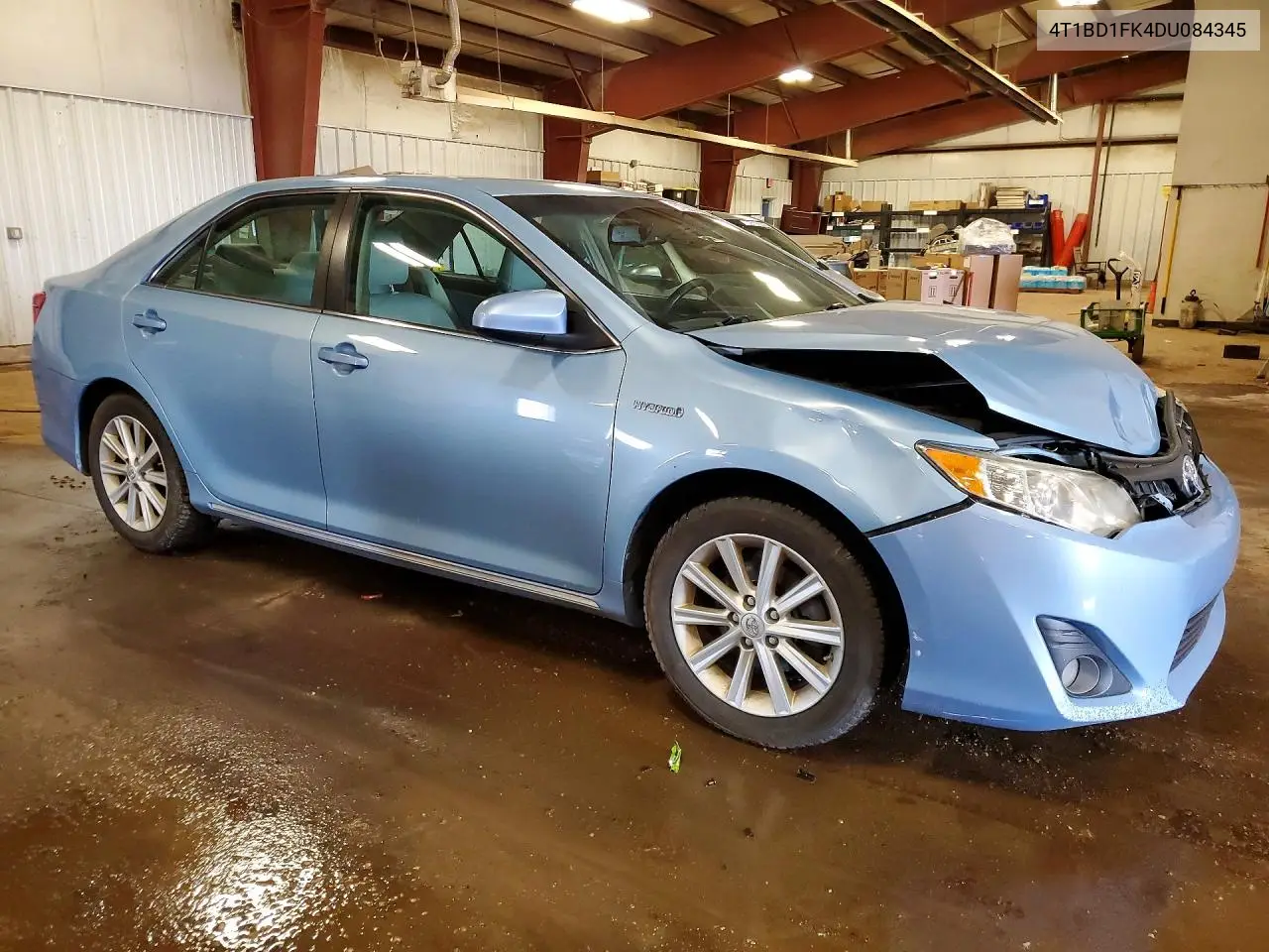 2013 Toyota Camry Hybrid Xle VIN: 4T1BD1FK4DU084345 Lot: 57998896