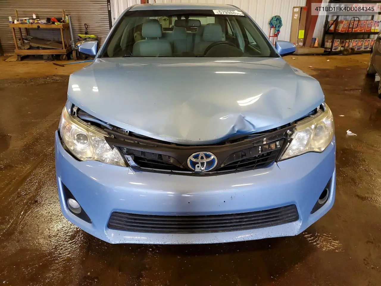 2013 Toyota Camry Hybrid Xle VIN: 4T1BD1FK4DU084345 Lot: 57998896