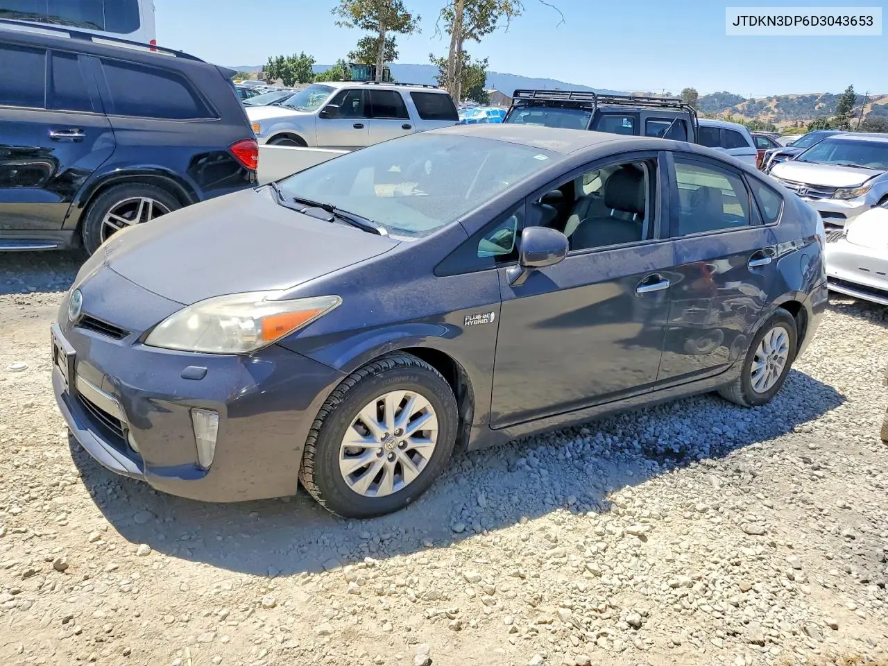 2013 Toyota Prius Plug-In Hybrid VIN: JTDKN3DP6D3043653 Lot: 58320736