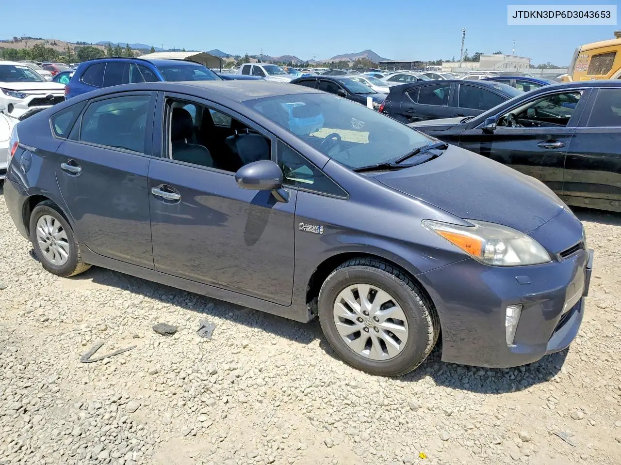 2013 Toyota Prius Plug-In Hybrid VIN: JTDKN3DP6D3043653 Lot: 58320736