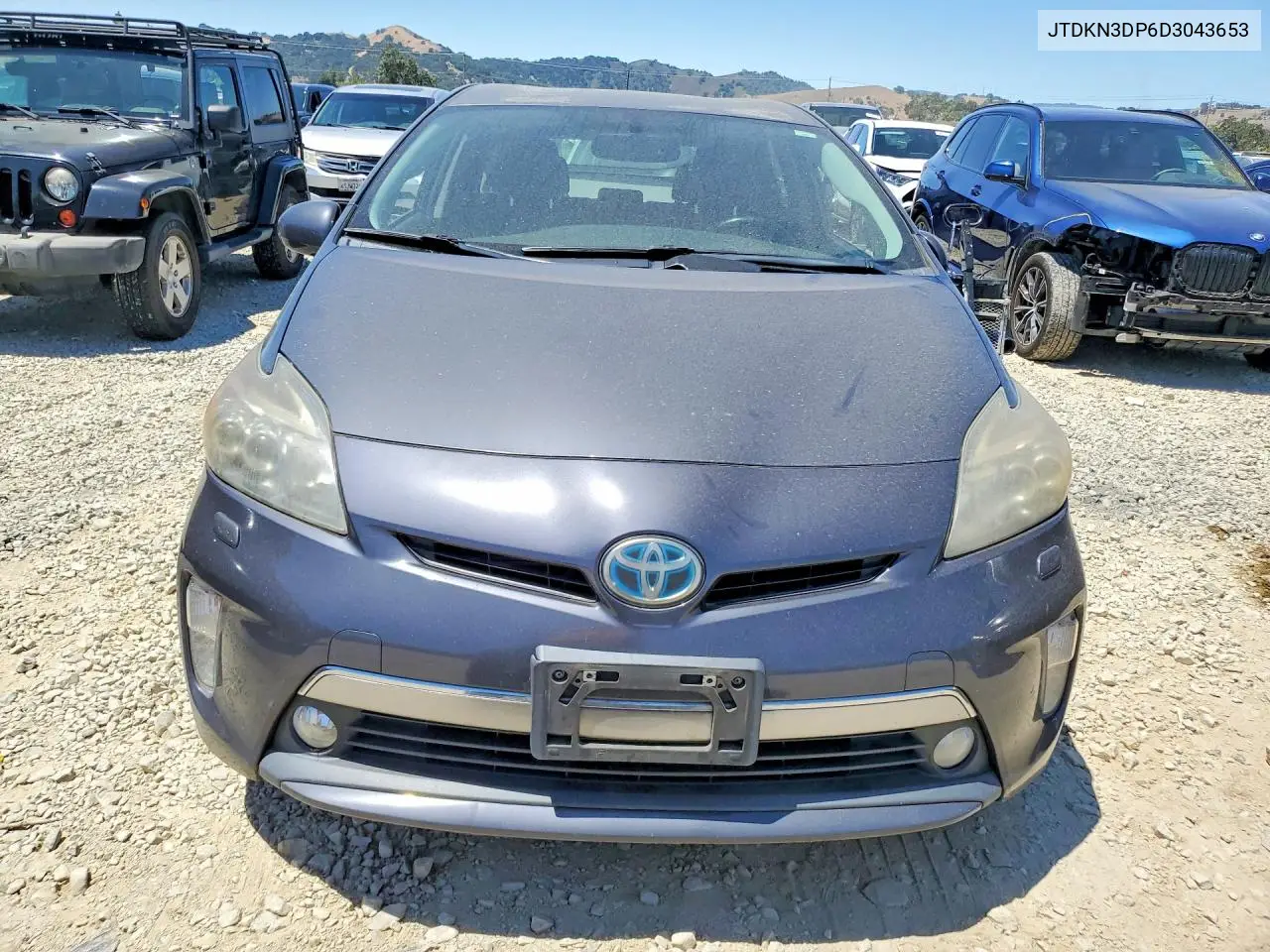 2013 Toyota Prius Plug-In Hybrid VIN: JTDKN3DP6D3043653 Lot: 58320736