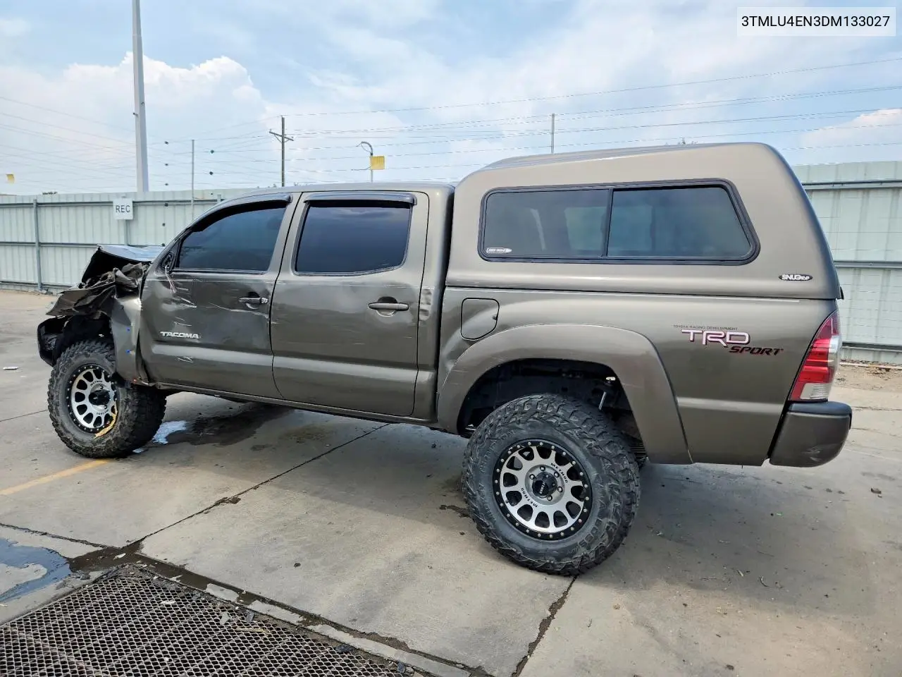 2013 Toyota Tacoma Double Cab VIN: 3TMLU4EN3DM133027 Lot: 58467246