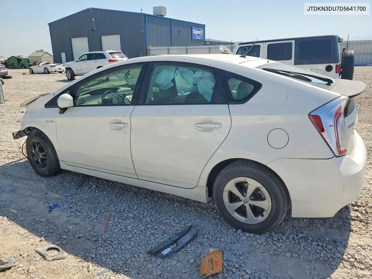 2013 Toyota Prius Two VIN: JTDKN3DU7D5641700 Lot: 58626356