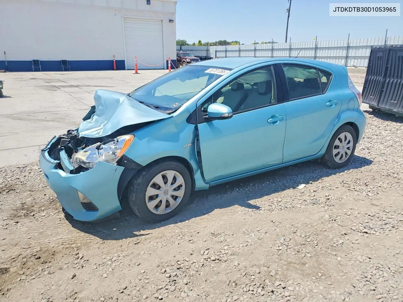 2013 Toyota Prius C One VIN: JTDKDTB30D1053965 Lot: 58701366