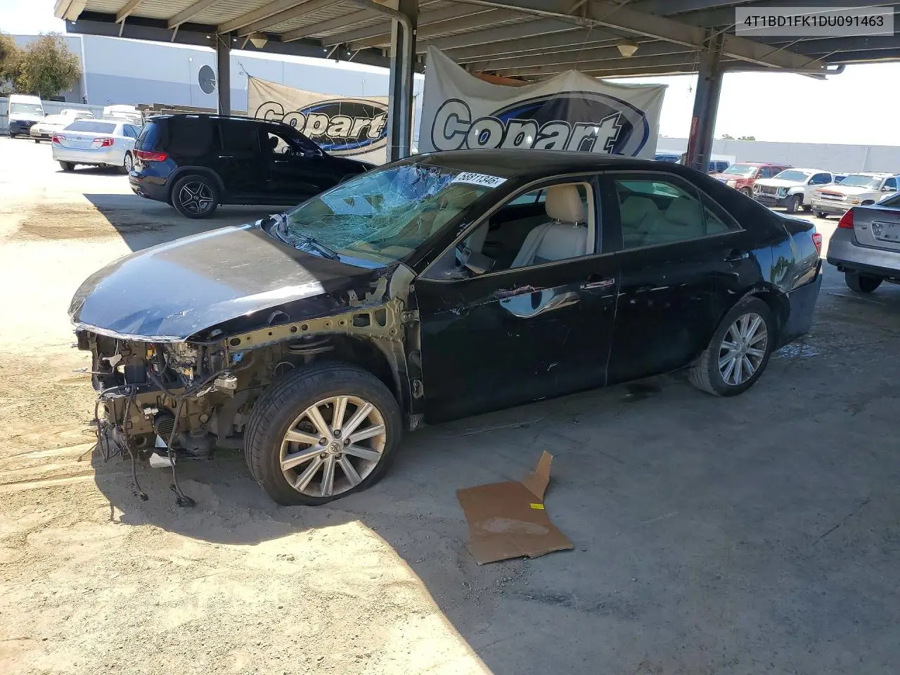 2013 Toyota Camry Hybrid Xle VIN: 4T1BD1FK1DU091463 Lot: 58811346