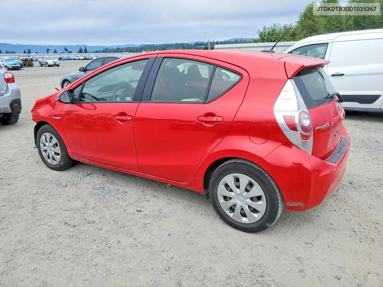2013 Toyota Prius C Three VIN: JTDKDTB30D1035367 Lot: 58827736