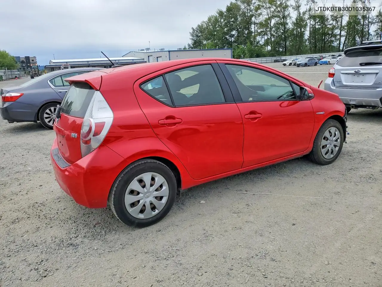 2013 Toyota Prius C Three VIN: JTDKDTB30D1035367 Lot: 58827736