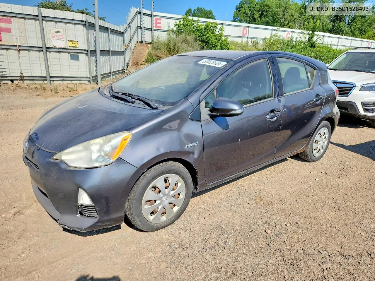 2013 Toyota Prius C Two VIN: JTDKDTB35D1528493 Lot: 60023606