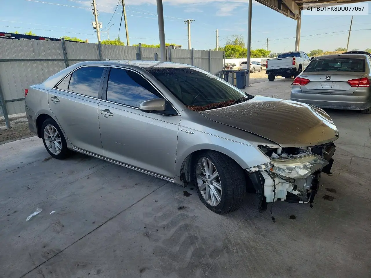 2013 Toyota Camry Hybrid Xle VIN: 4T1BD1FK8DU077057 Lot: 60051266