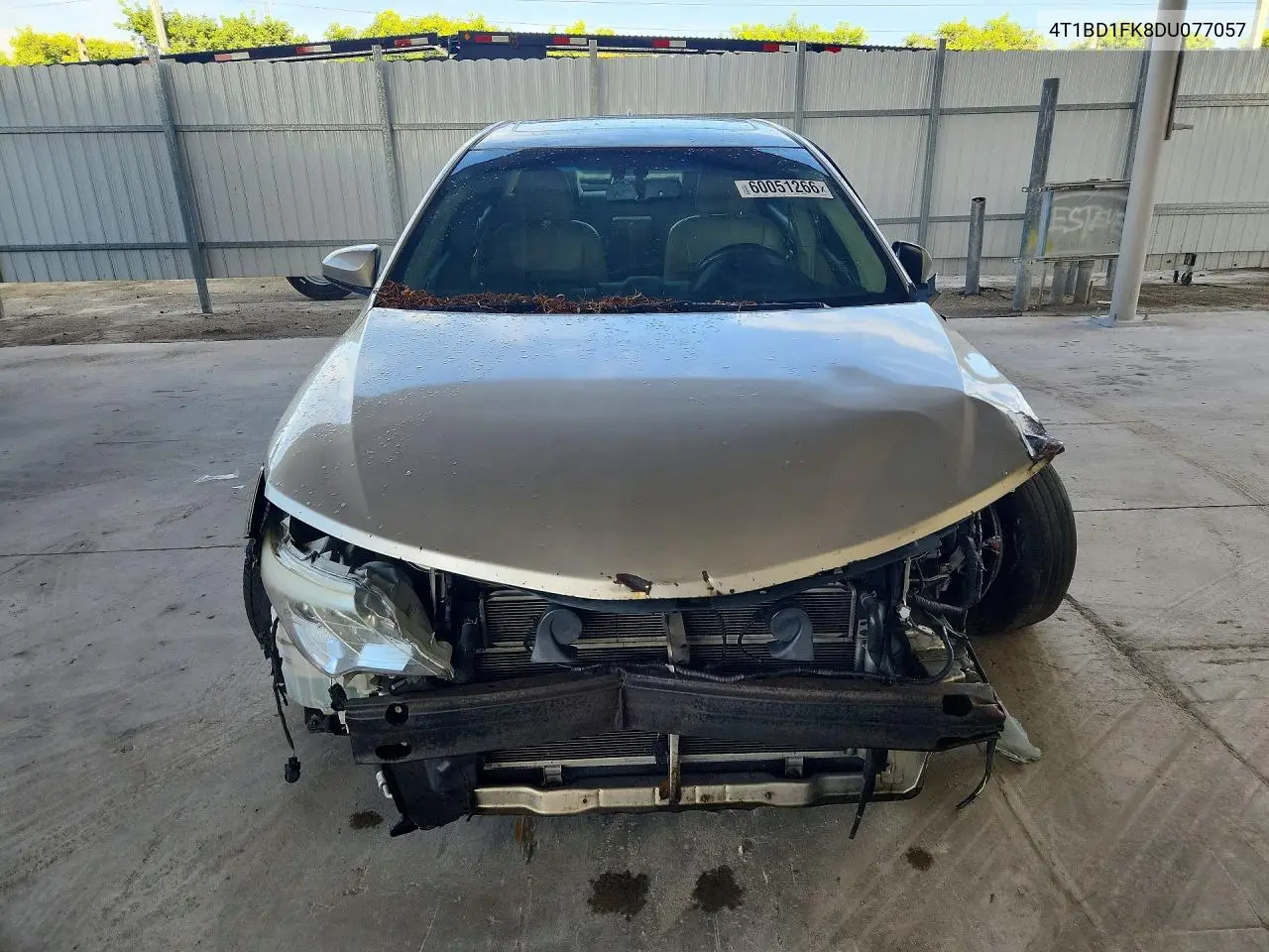 2013 Toyota Camry Hybrid Xle VIN: 4T1BD1FK8DU077057 Lot: 60051266