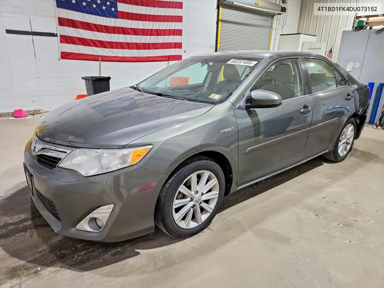 2013 Toyota Camry Hybrid Xle VIN: 4T1BD1FK4DU073152 Lot: 60257486