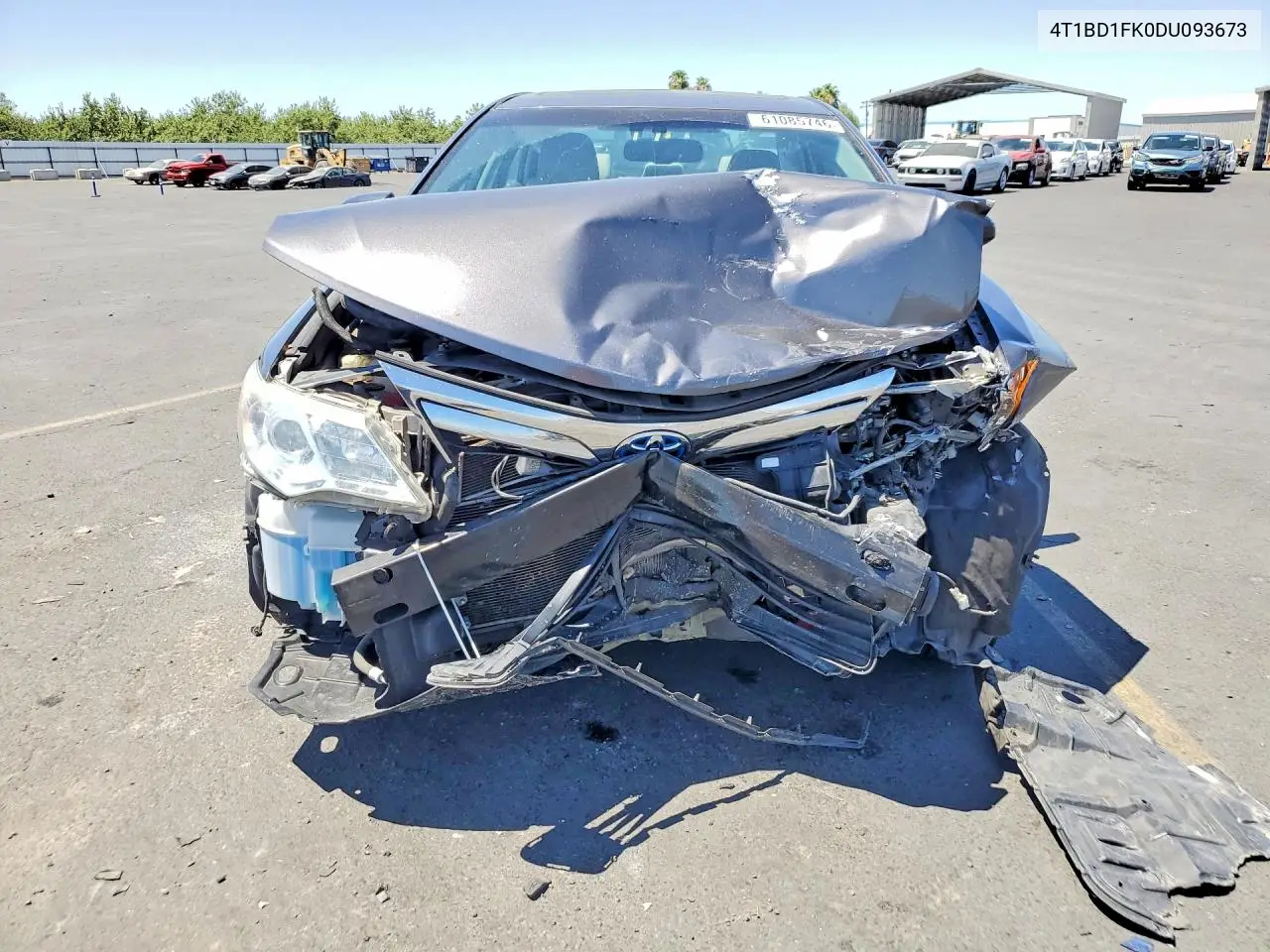 2013 Toyota Camry Hybrid Xle VIN: 4T1BD1FK0DU093673 Lot: 61085746