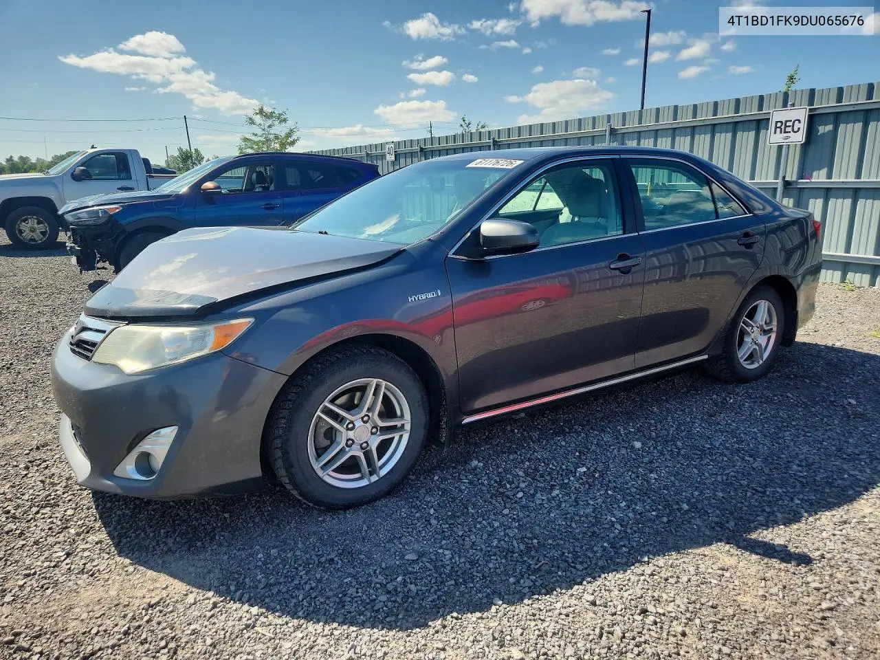 2013 Toyota Camry Hybrid Le VIN: 4T1BD1FK9DU065676 Lot: 61176726