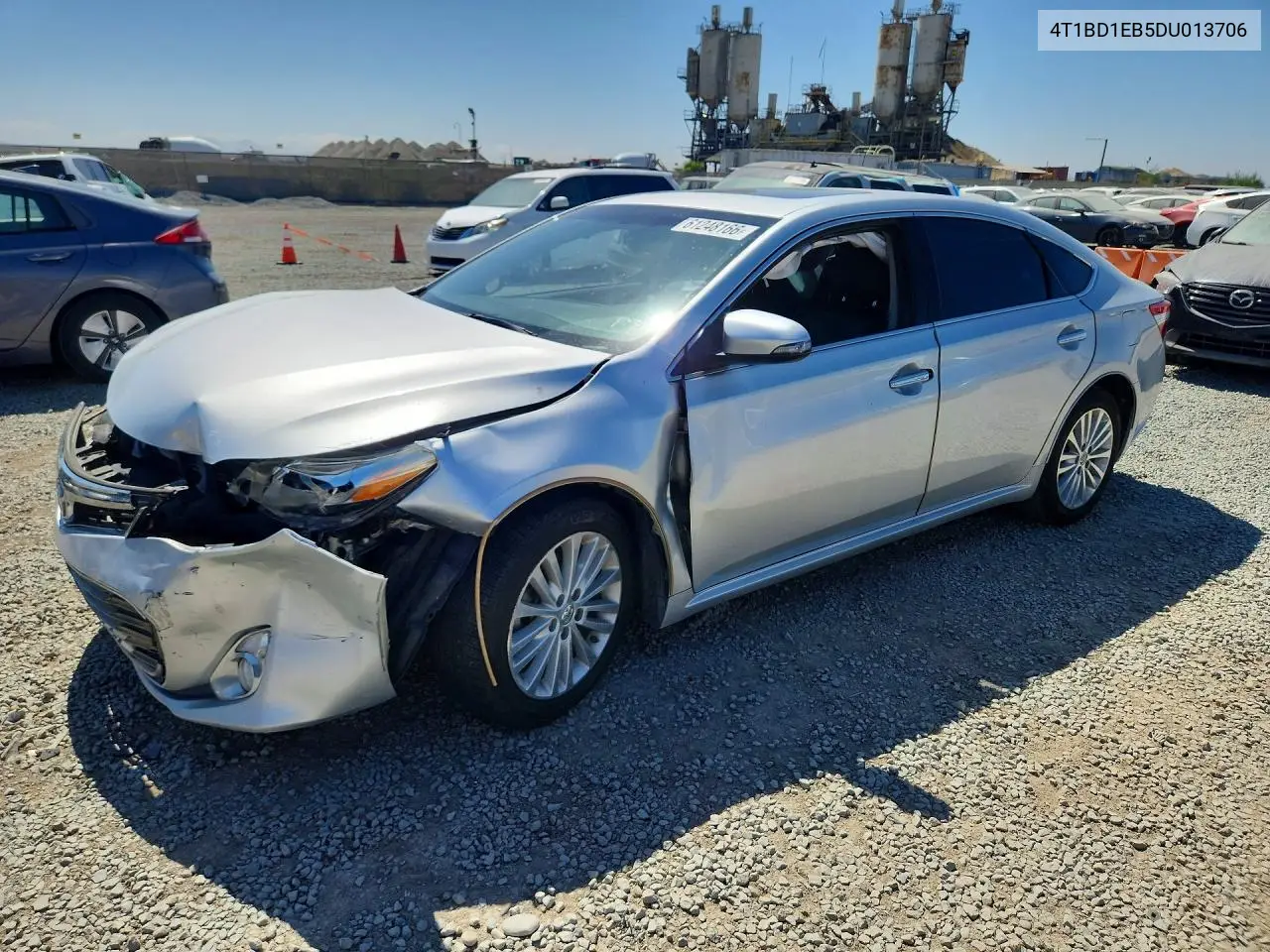 2013 Toyota Avalon Hybrid Xle Touring VIN: 4T1BD1EB5DU013706 Lot: 61248166