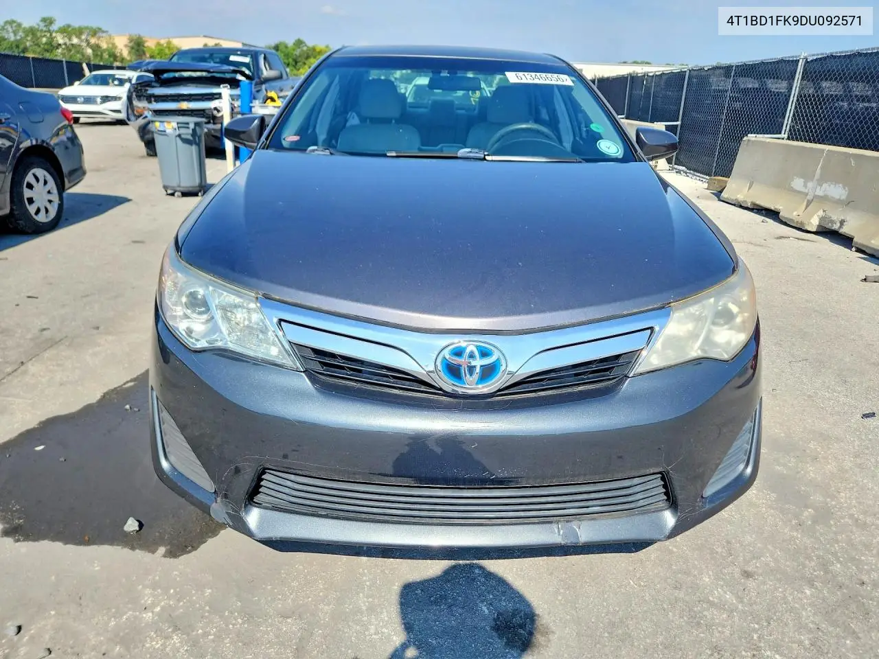 2013 Toyota Camry Hybrid Le VIN: 4T1BD1FK9DU092571 Lot: 61346656