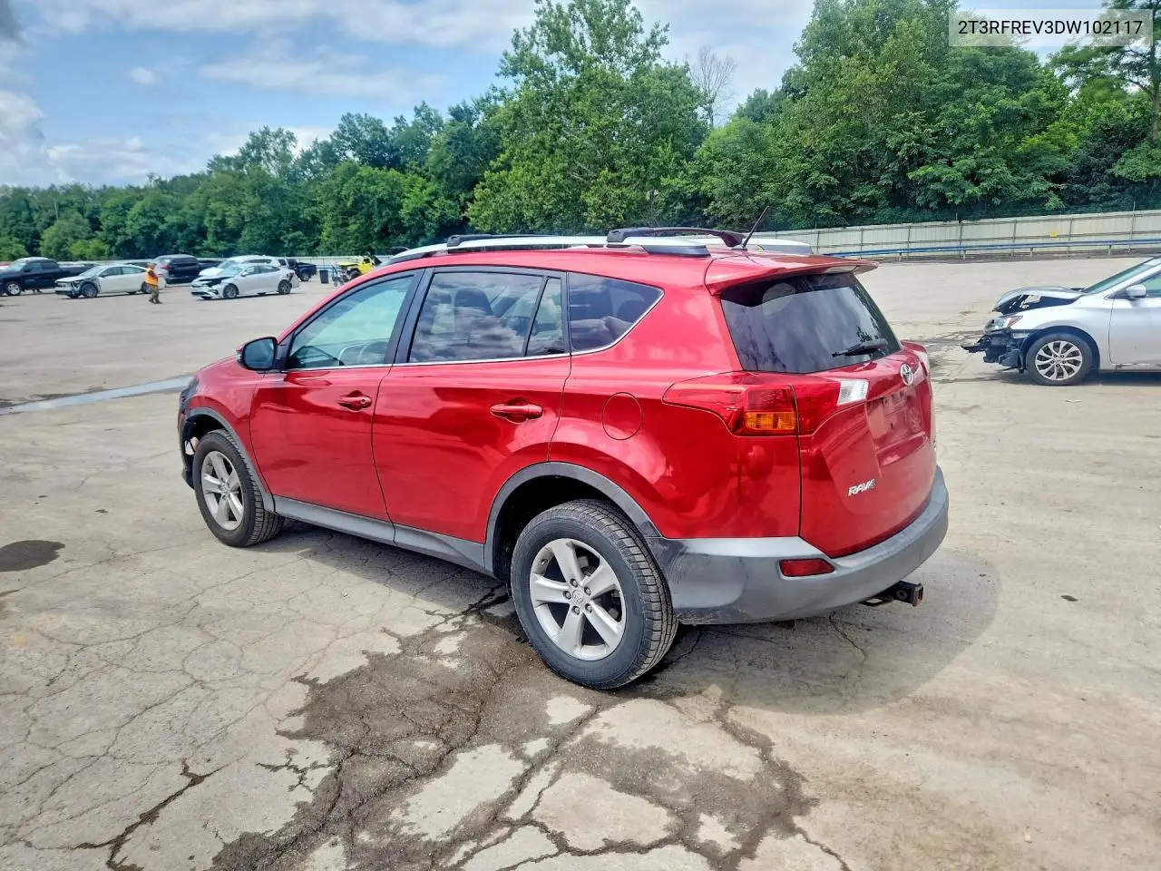 2013 Toyota Rav4 Xle VIN: 2T3RFREV3DW102117 Lot: 61474246