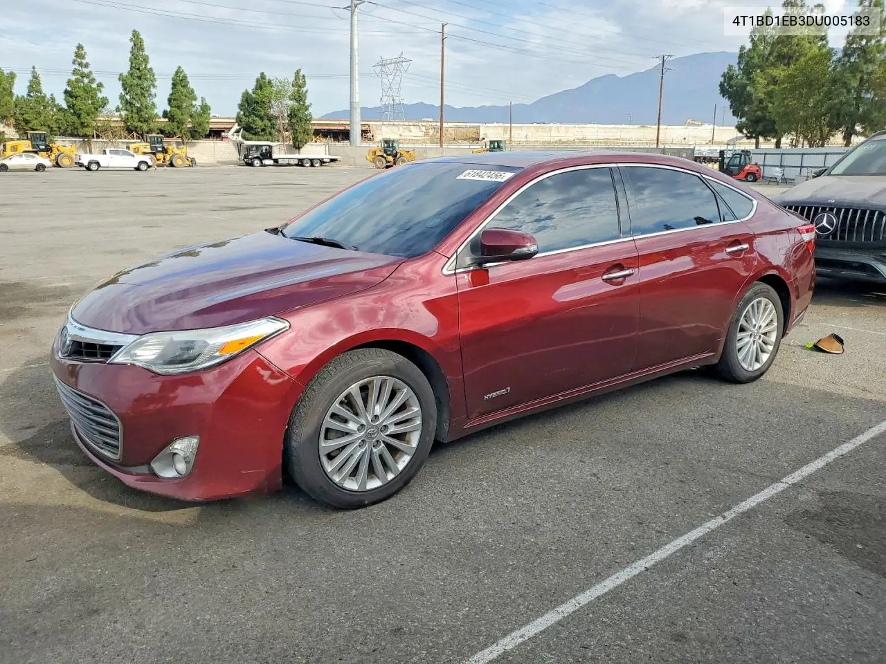 2013 Toyota Avalon Hybrid Limited VIN: 4T1BD1EB3DU005183 Lot: 61842456