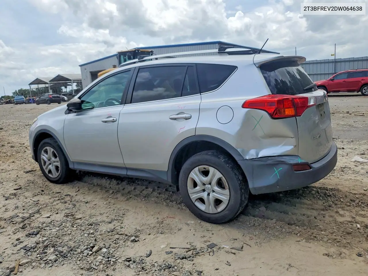 2013 Toyota Rav4 Le VIN: 2T3BFREV2DW064638 Lot: 62090776