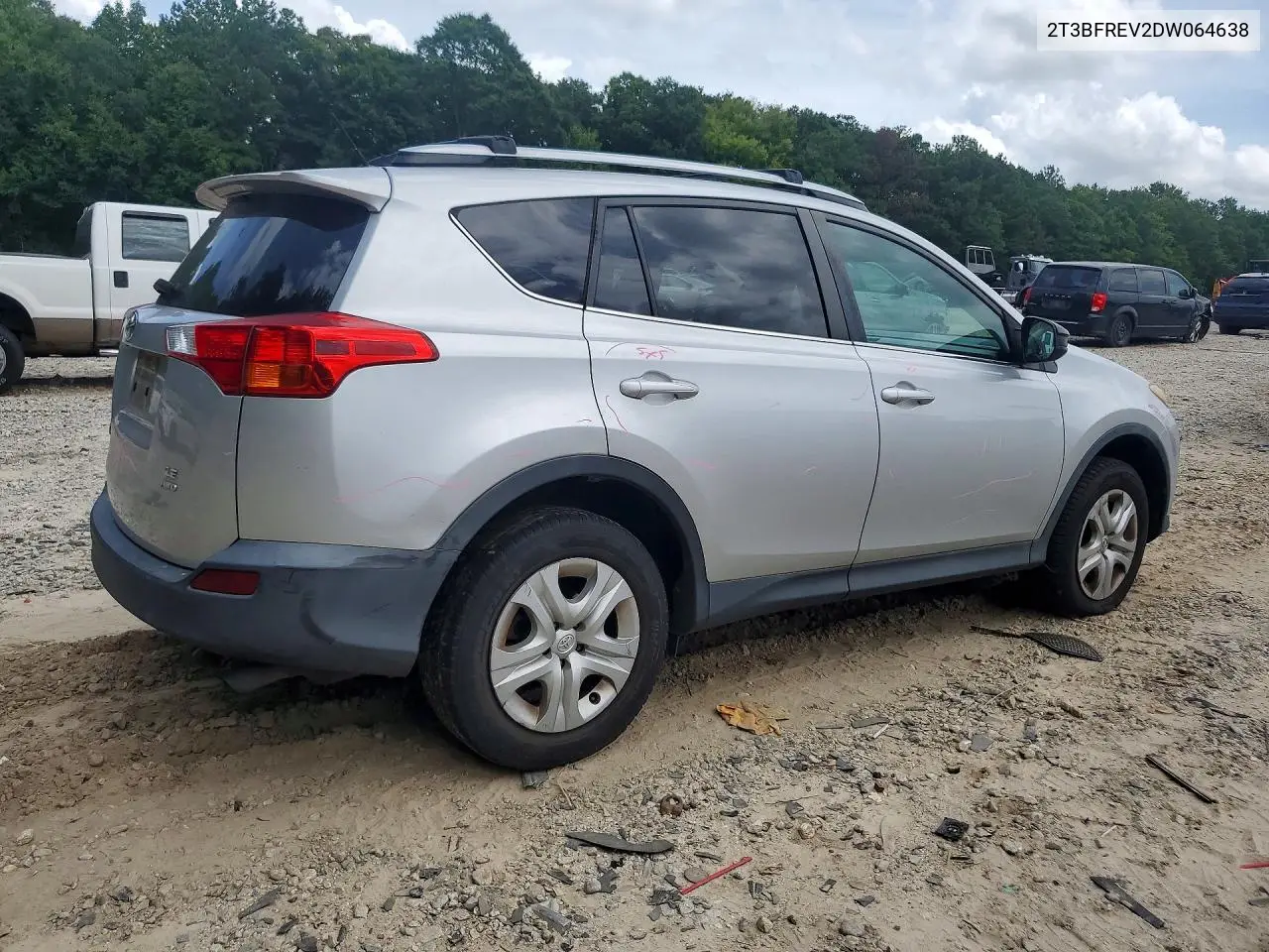 2013 Toyota Rav4 Le VIN: 2T3BFREV2DW064638 Lot: 62090776