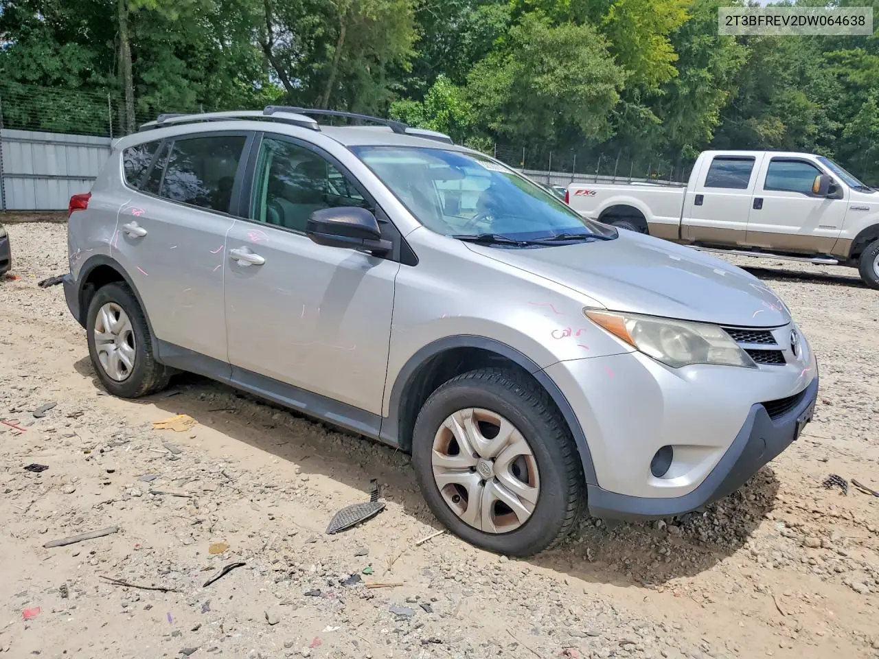 2013 Toyota Rav4 Le VIN: 2T3BFREV2DW064638 Lot: 62090776