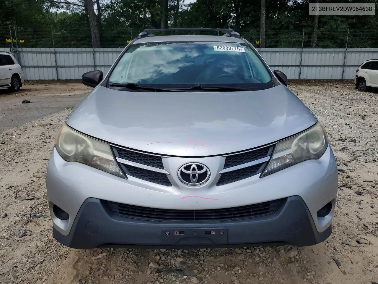 2013 Toyota Rav4 Le VIN: 2T3BFREV2DW064638 Lot: 62090776
