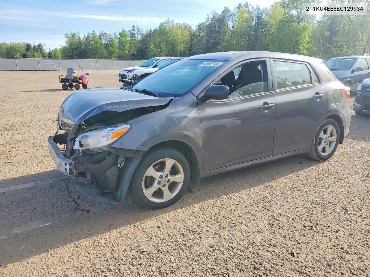2014 Toyota Matrix Base VIN: 2T1KU4EE8EC129934 Lot: 54646736